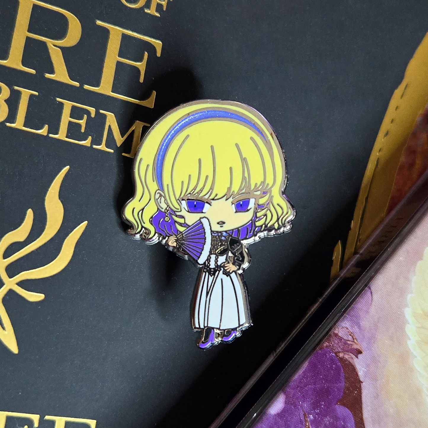 Purple Wolves Enamel Pins