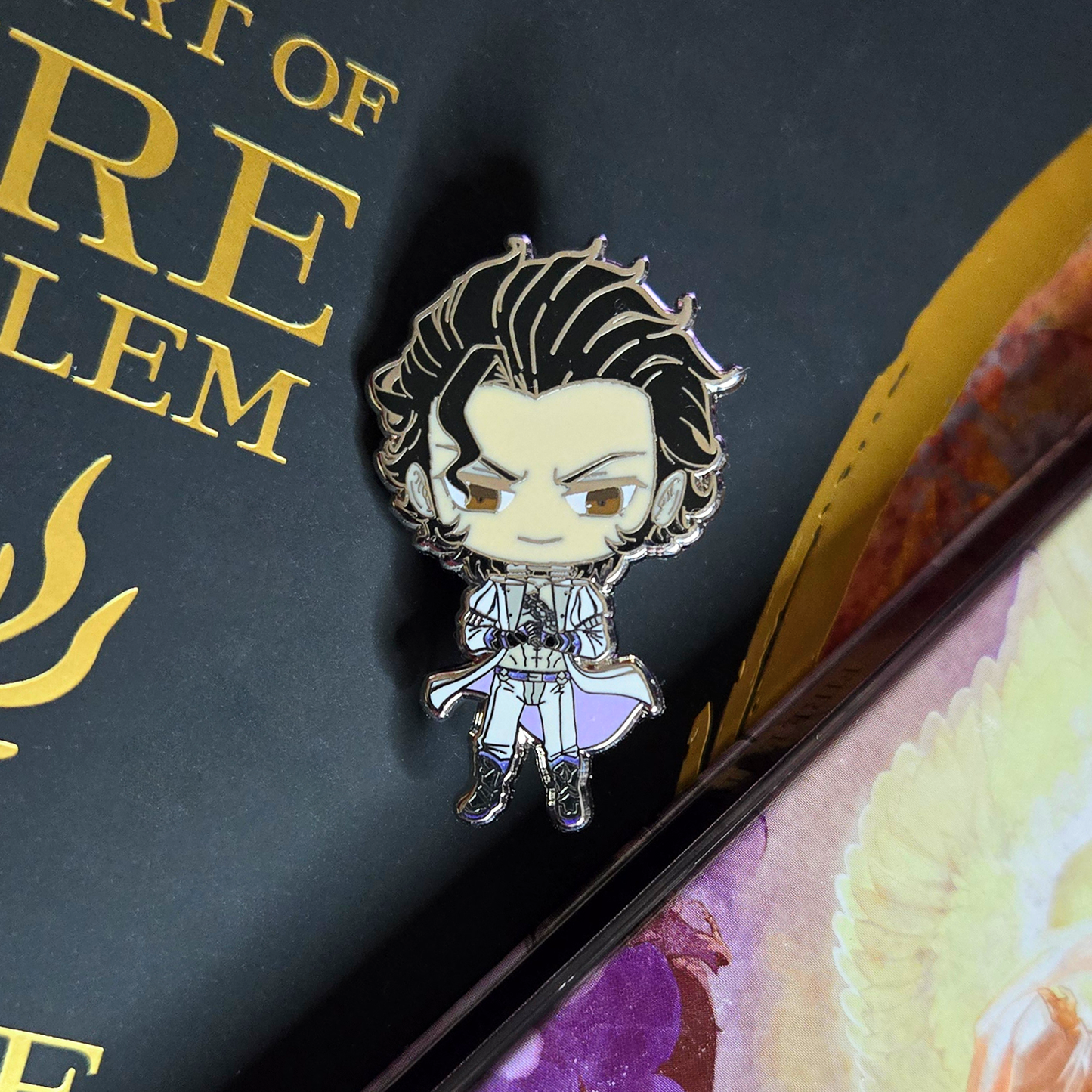 Purple Wolves Enamel Pins