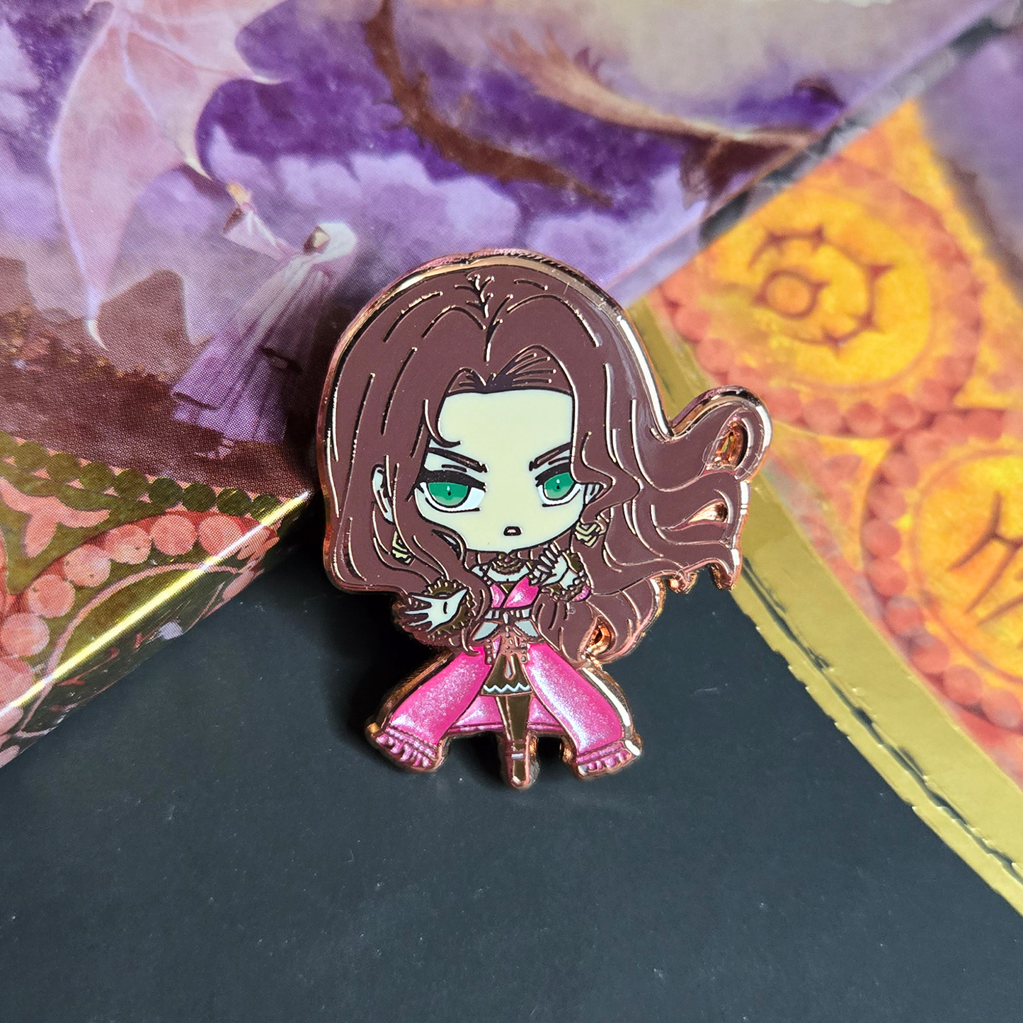 Pink Mage Enamel Pin