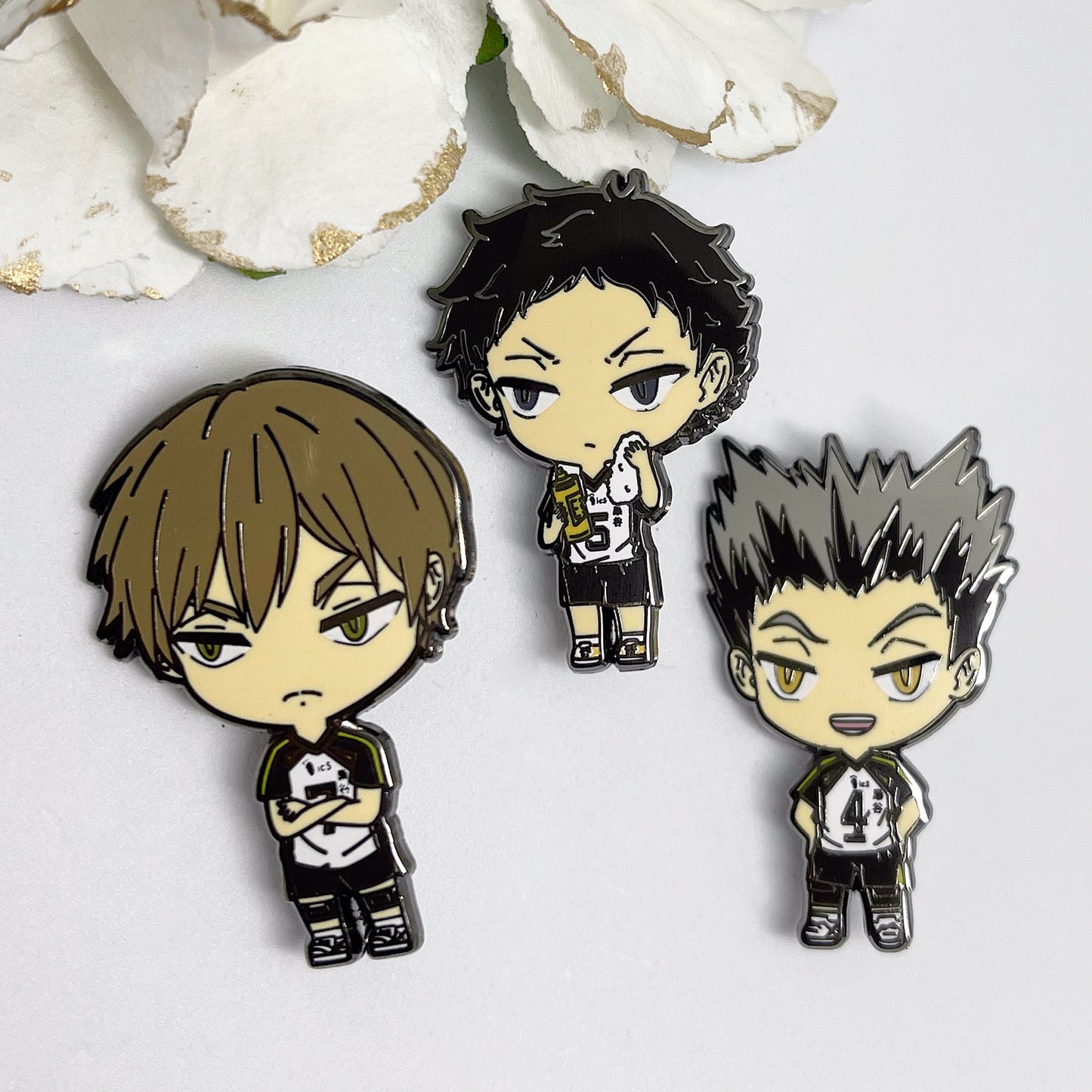 Owl Volleyball Enamel Pins