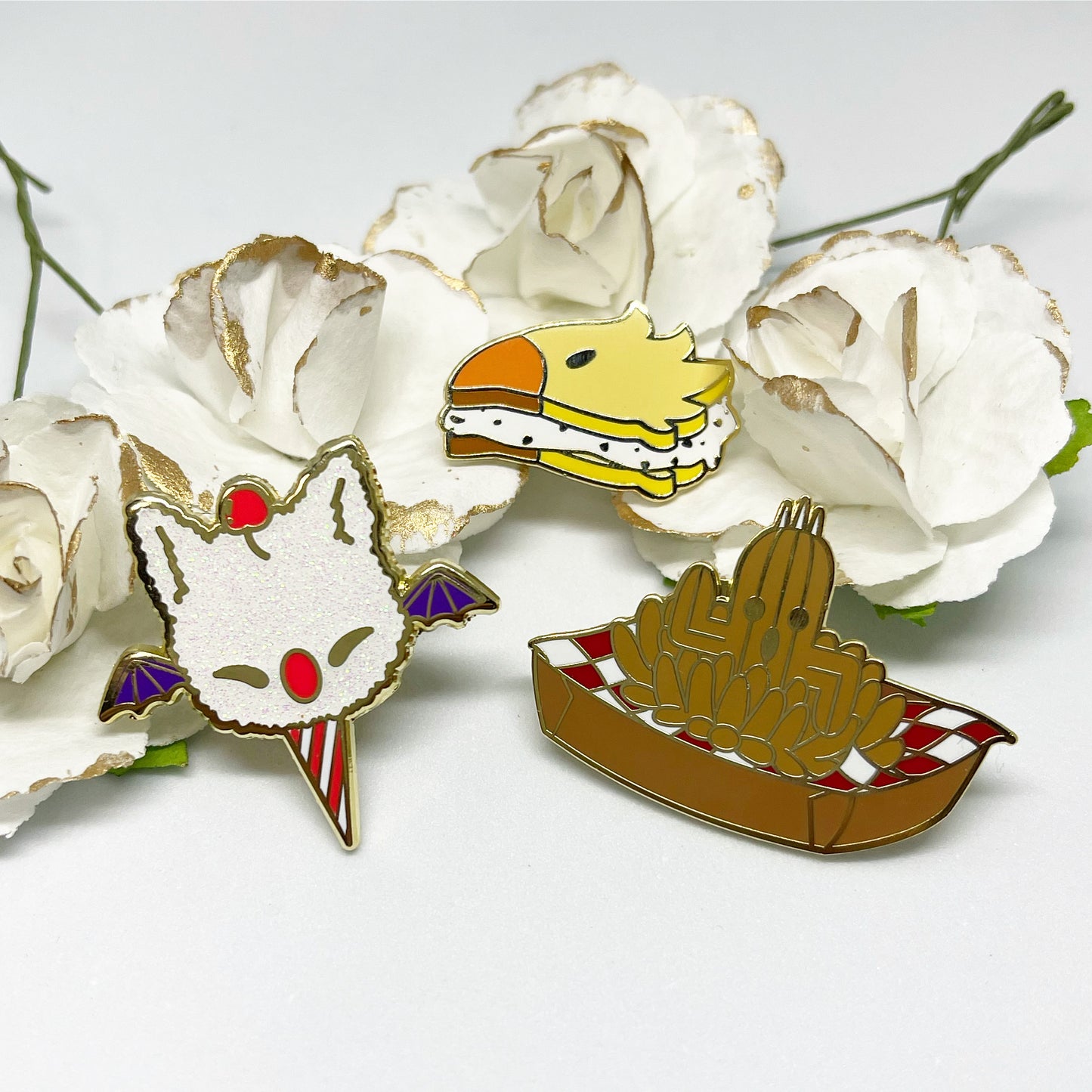 Carnival Snacks Enamel Pins