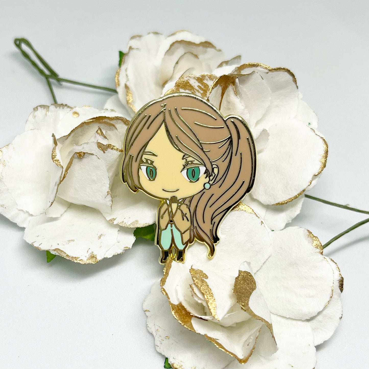 Volleyball Cheer Squad Enamel Pins