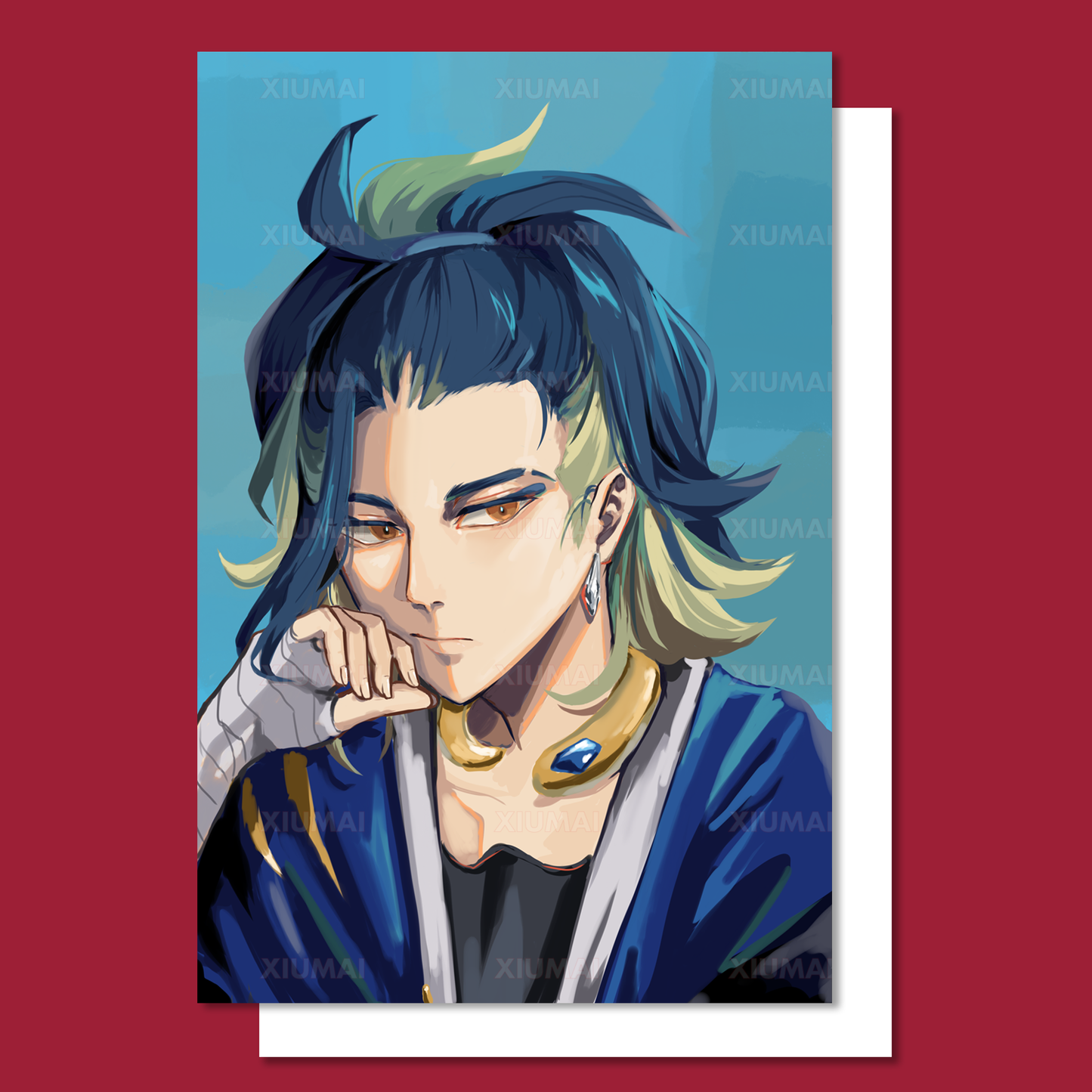 Diamond Leader Postcard Print