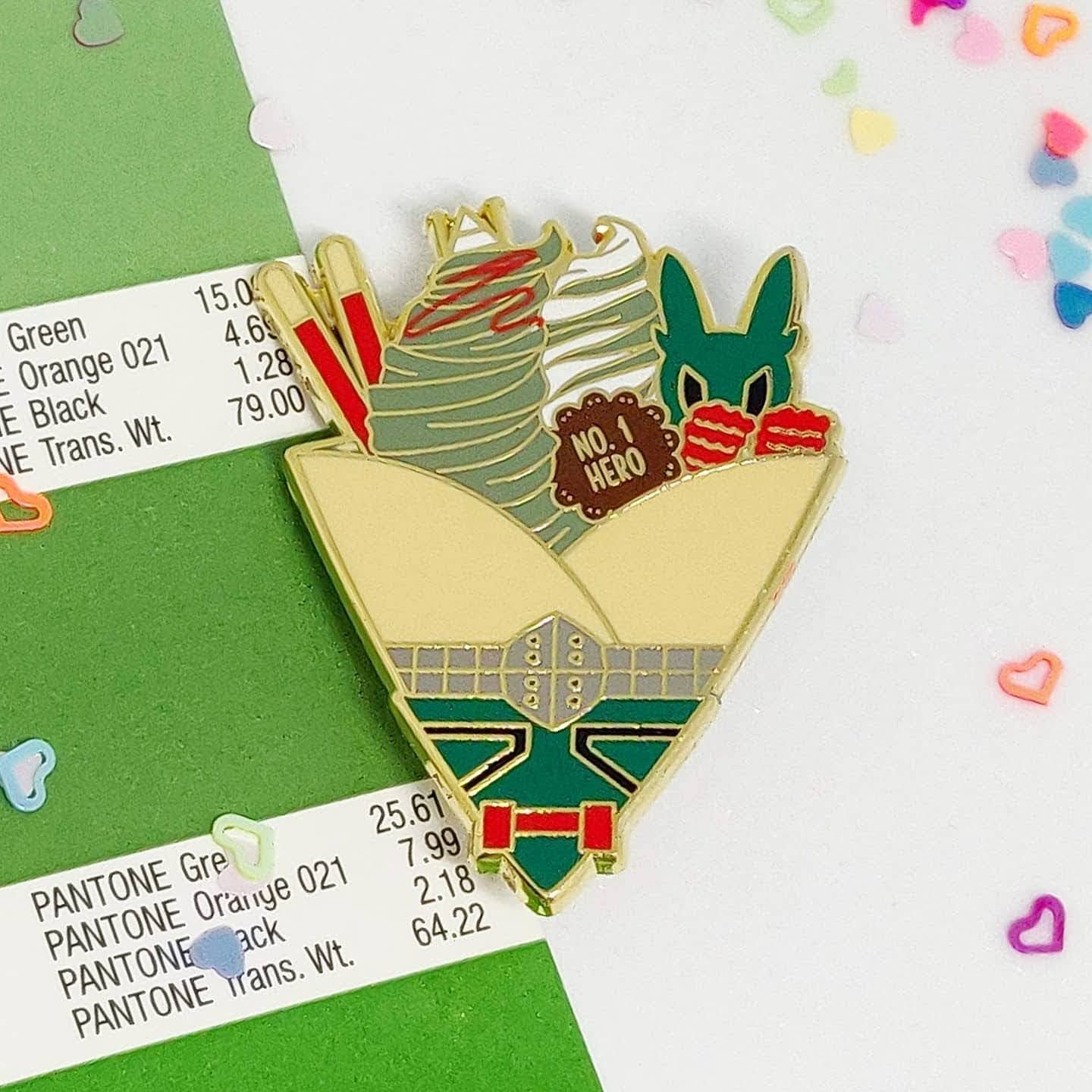 Hero Crepe Enamel Pin
