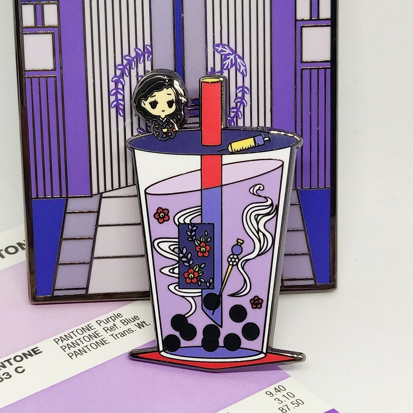 Boba Demon Enamel Pin