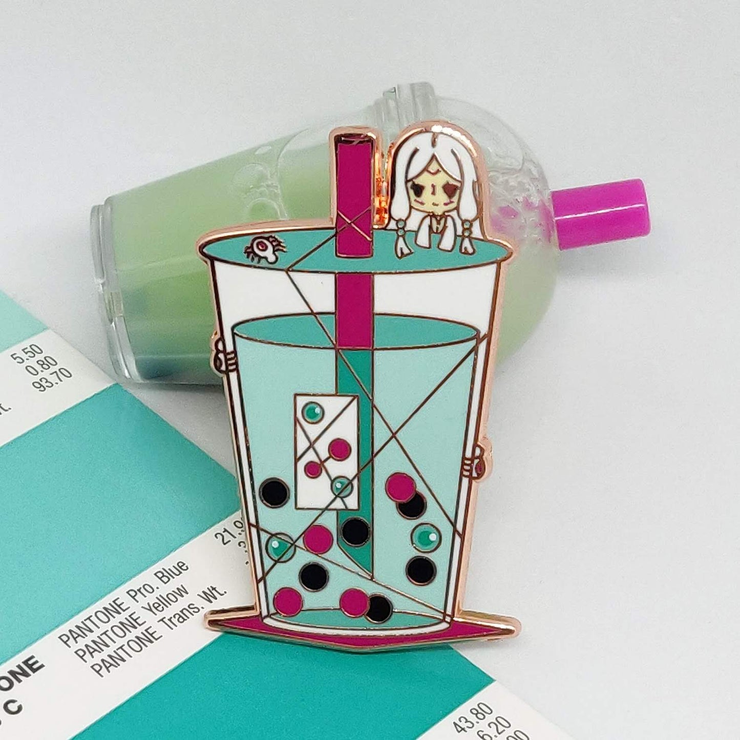 Boba Demon Enamel Pin