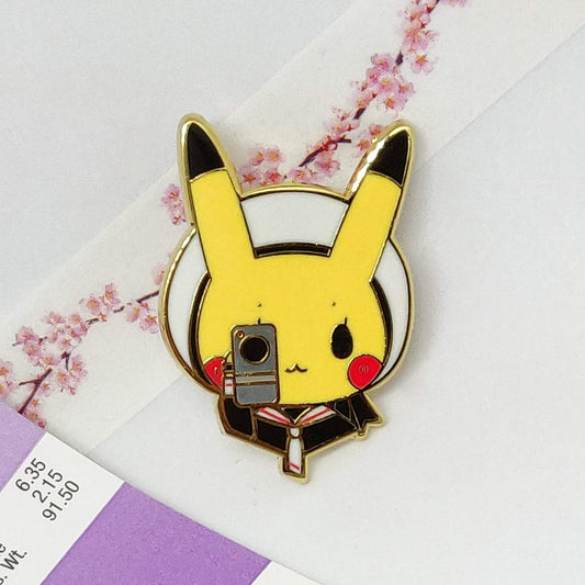 Camera Magical Girl Mouse Enamel Pin