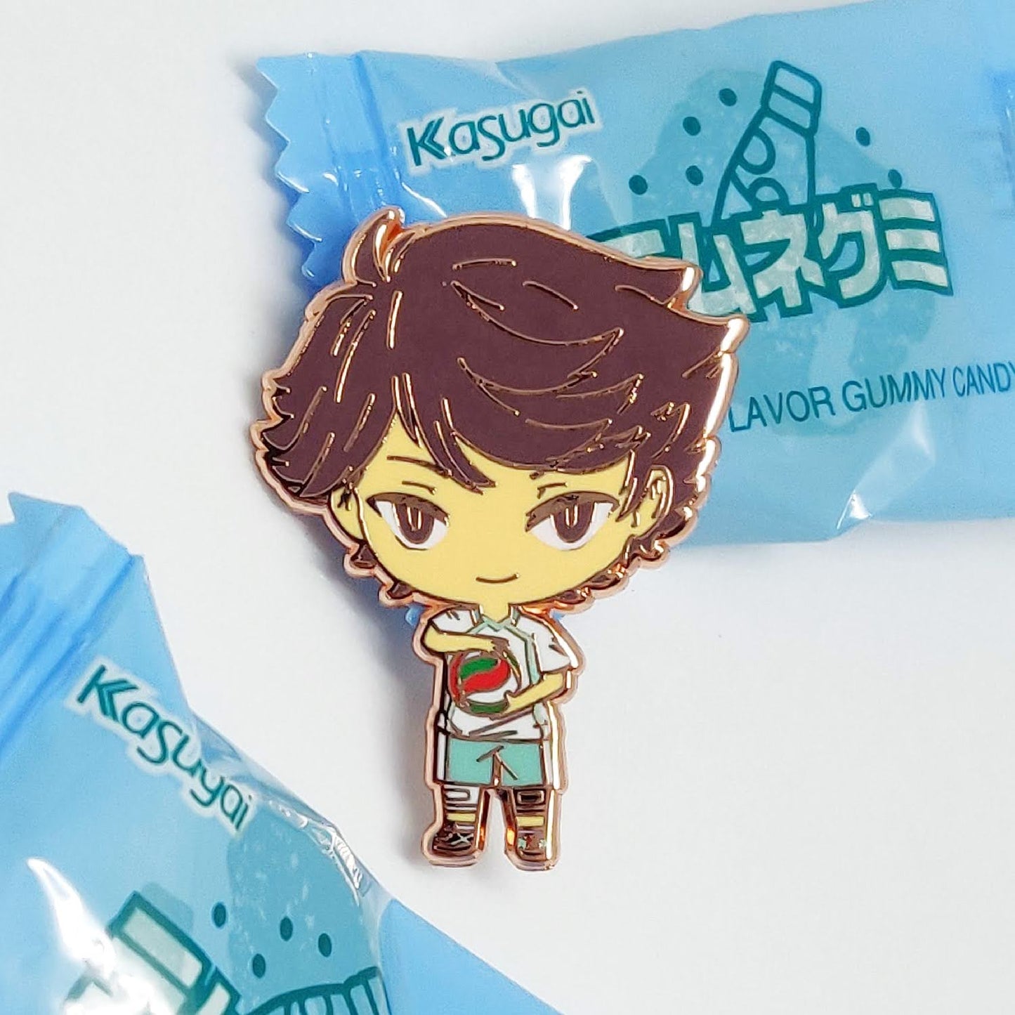 Plant Volleyball Enamel Pins