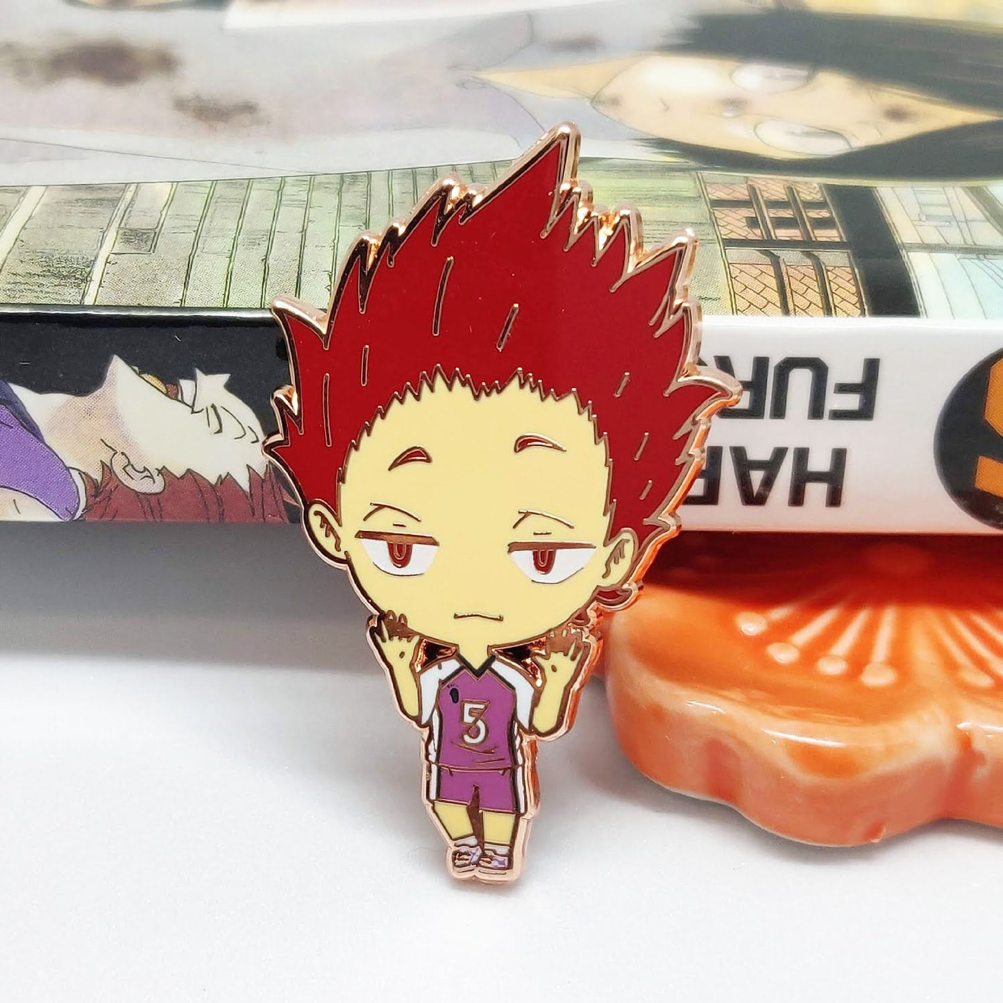 Eagle Volleyball Enamel Pins