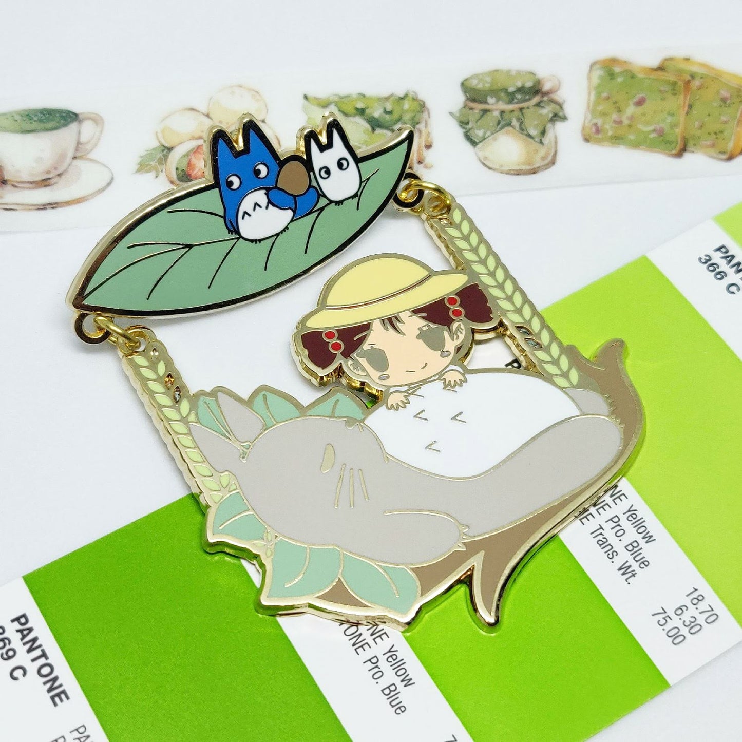 Sleepy Rabbit Spirit Swing Enamel Pin