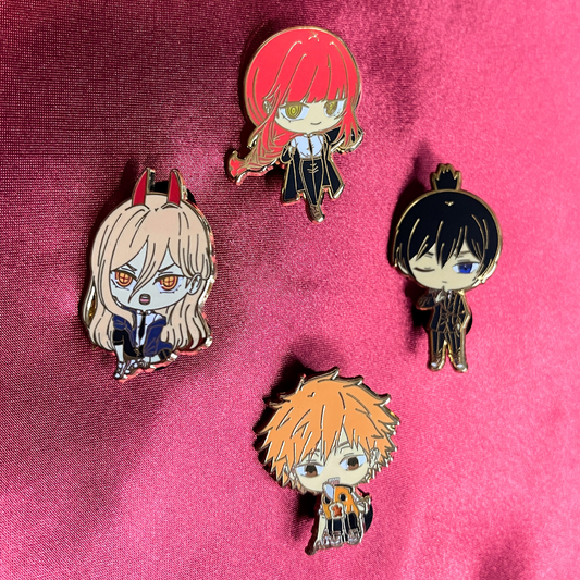 Devil Chibi Enamel Pins