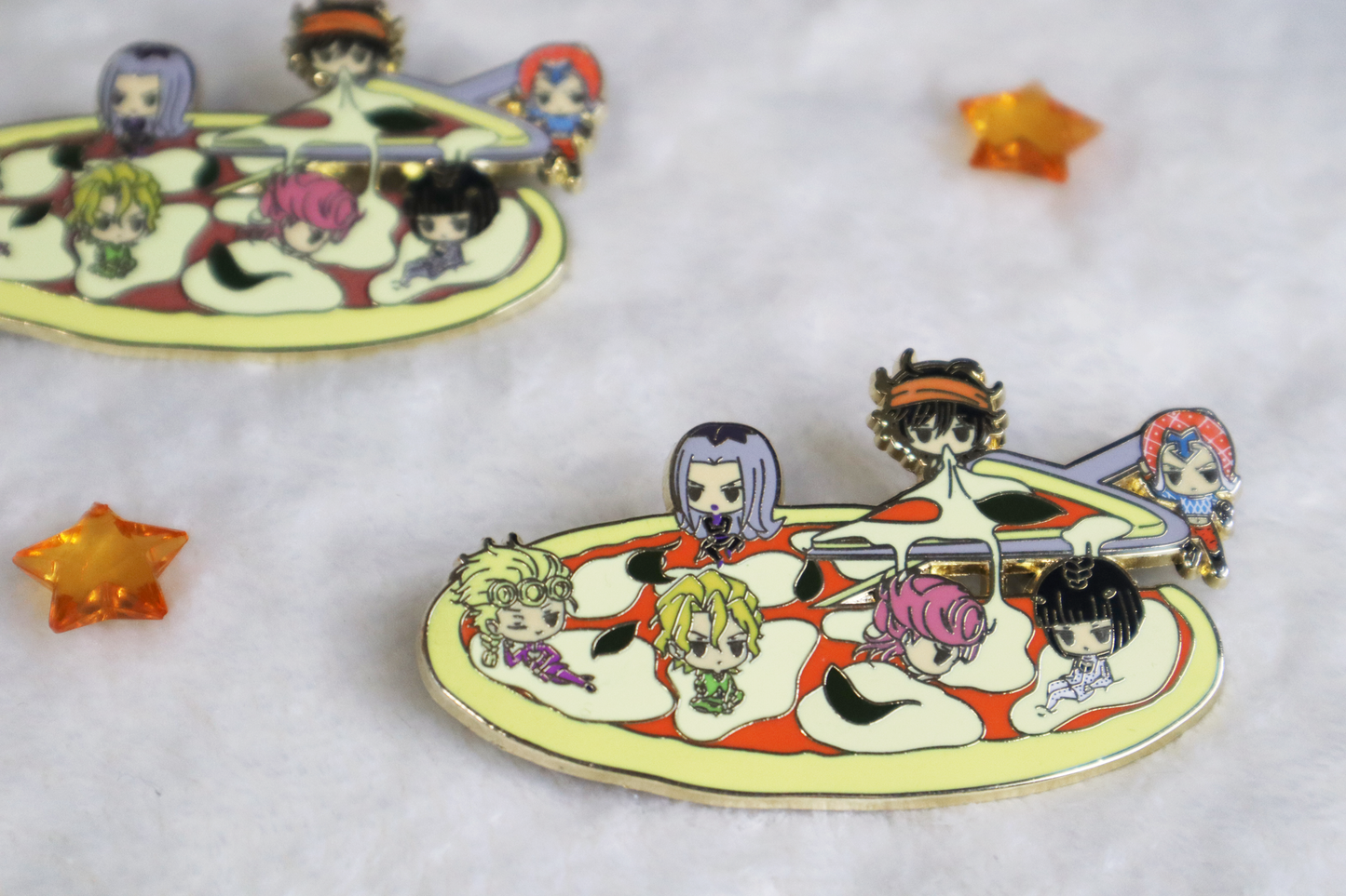 Buff Meme Anime Enamel Pins
