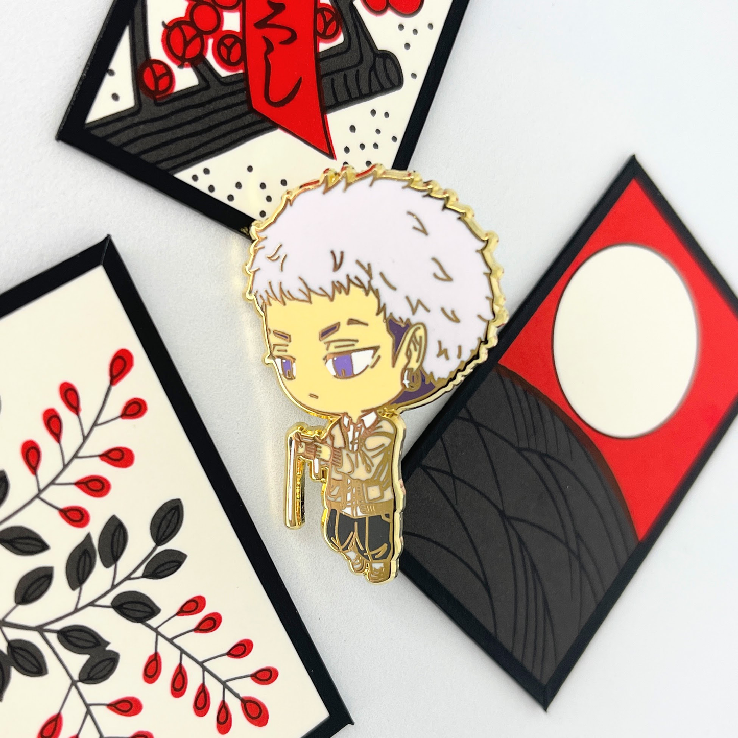 Gangster Chibi Enamel Pins