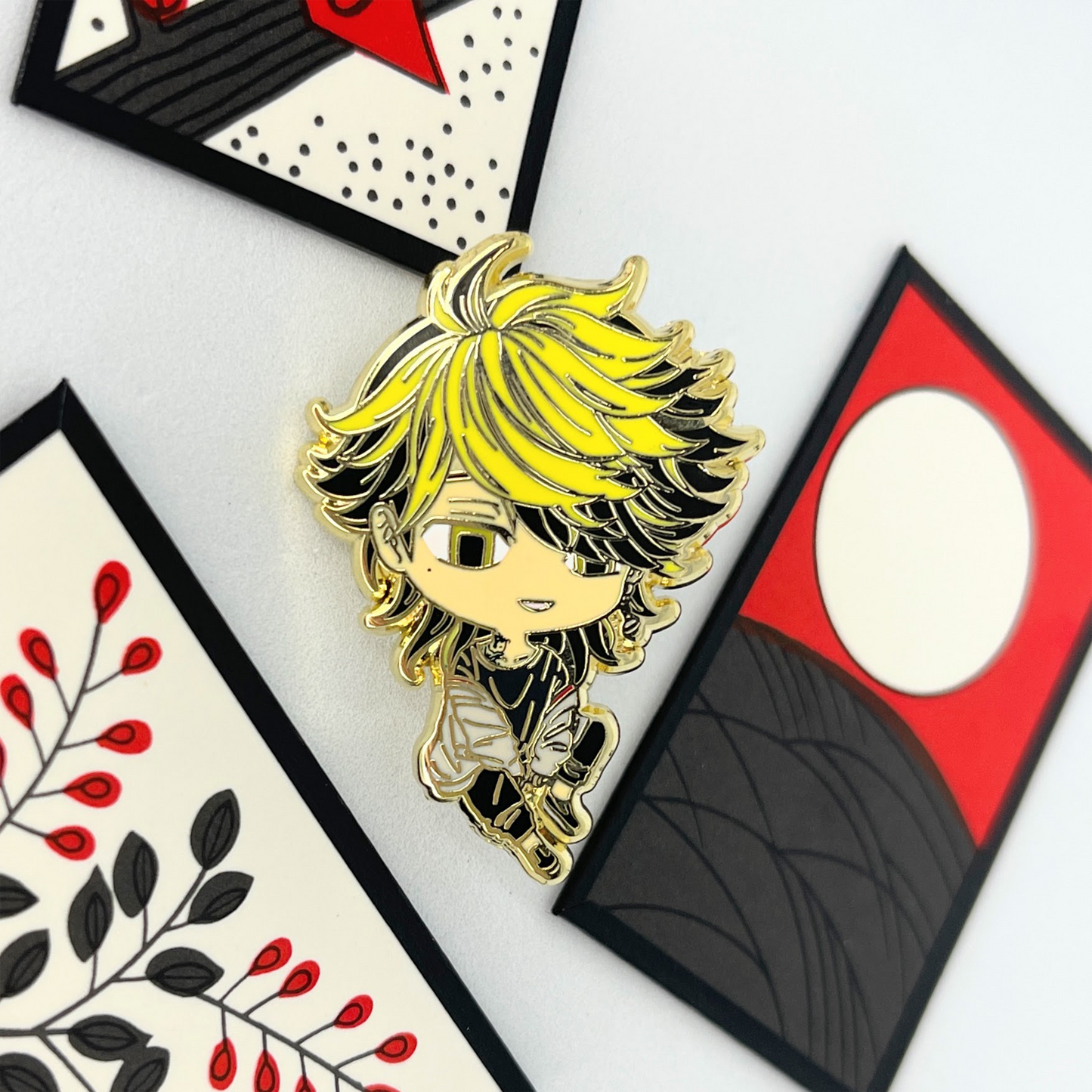 Gangster Chibi Enamel Pins