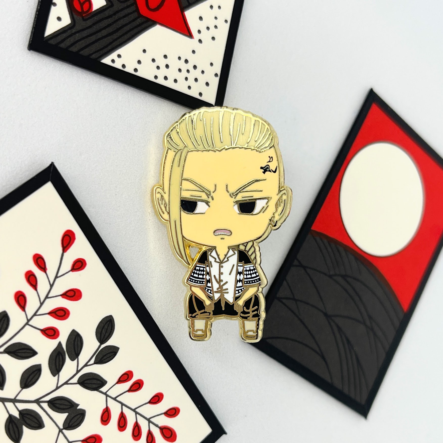 Gangster Chibi Enamel Pins