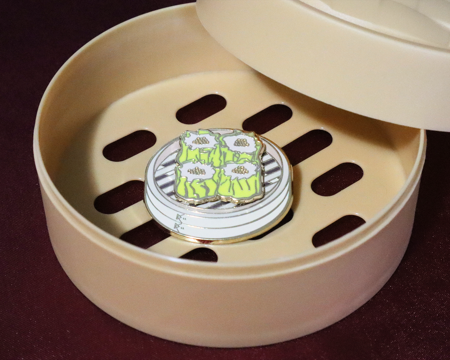Dim Sum Enamel Pins