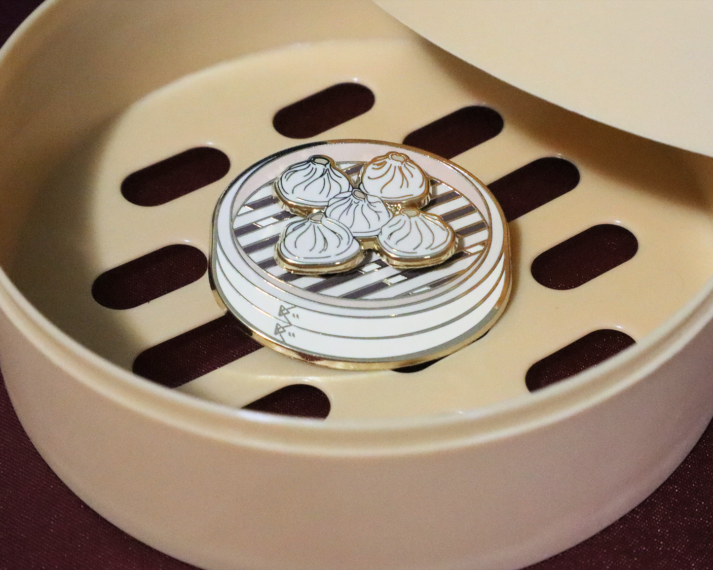 Dim Sum Enamel Pins