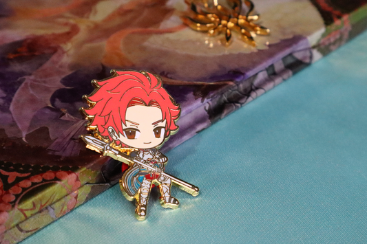 Red Knight Enamel Pin