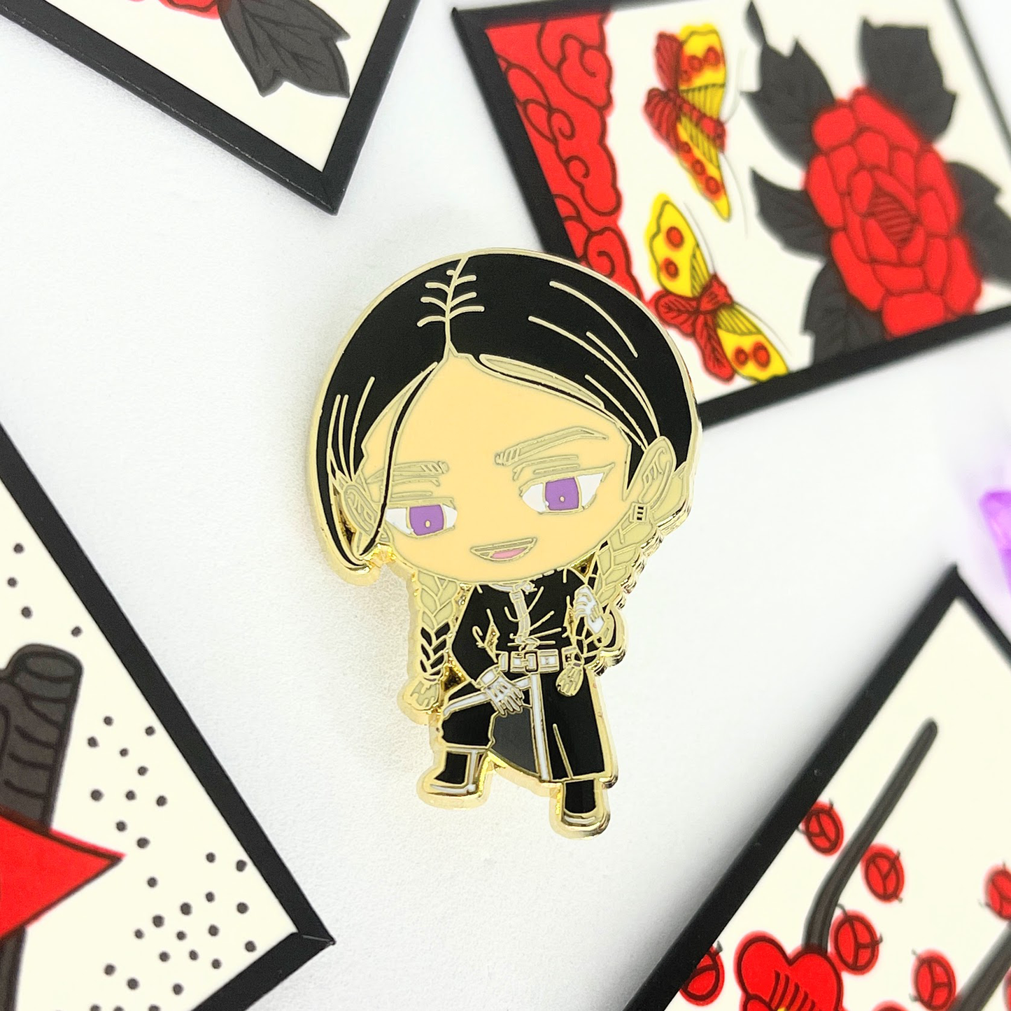 Gangster Brothers Chibi Enamel Pins
