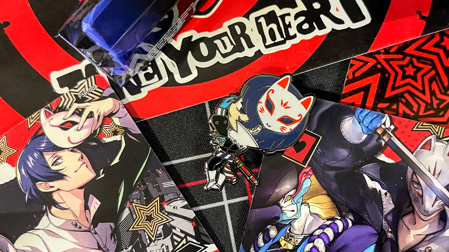 Masked Thieves Enamel Pins