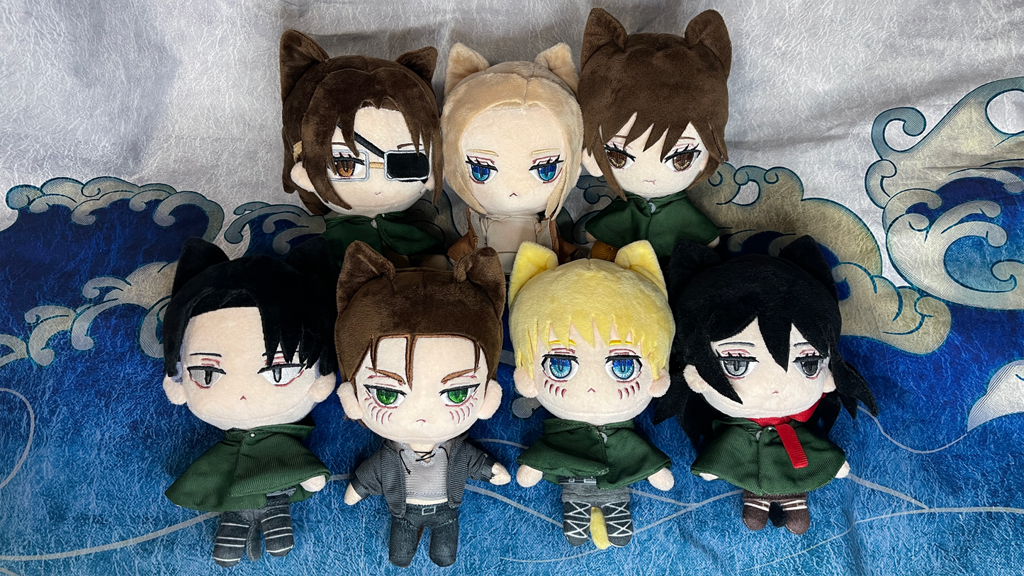 CLEARANCE Cat Soldier Plush Dolls