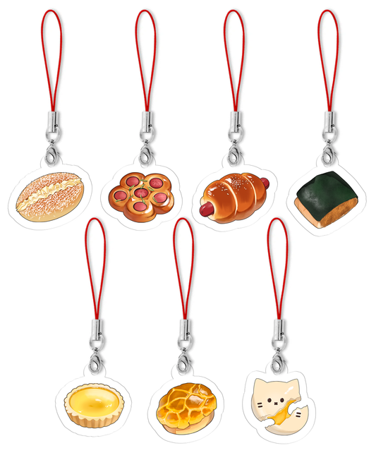 Bun Bakery Blind Bag Phone Charms