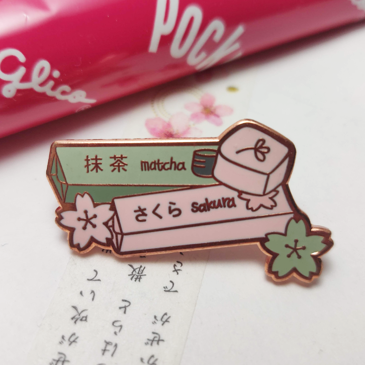 Sakura Matcha Snacks Enamel Pins
