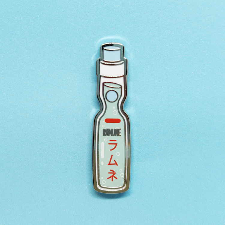 Blue Snacks Enamel Pins