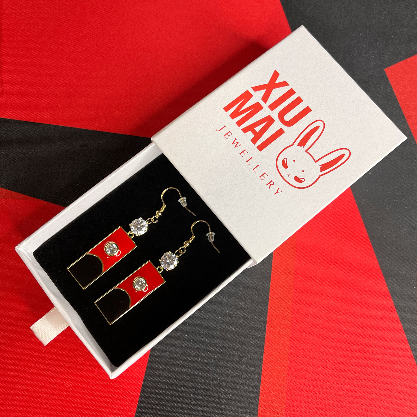 Hanafuda Card Earrings