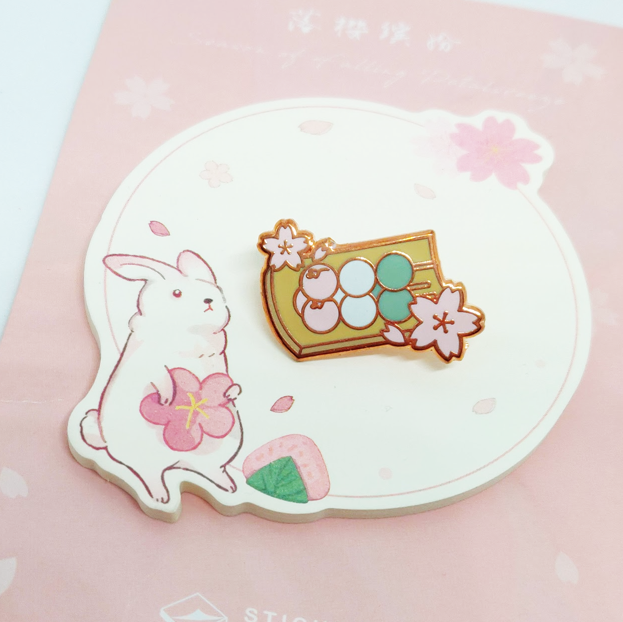 Sakura Matcha Snacks Enamel Pins