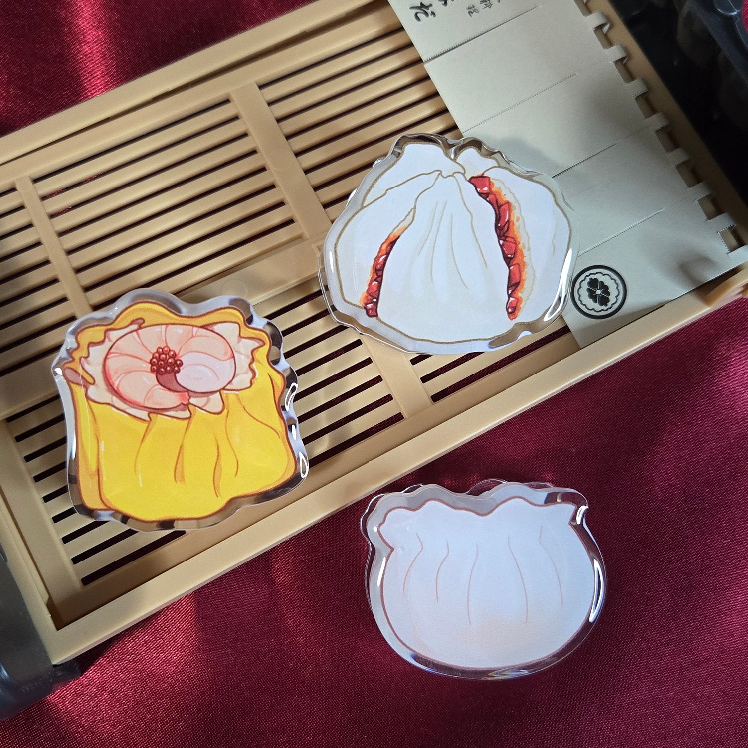 pium♡ piumロゴラインクロップドニット