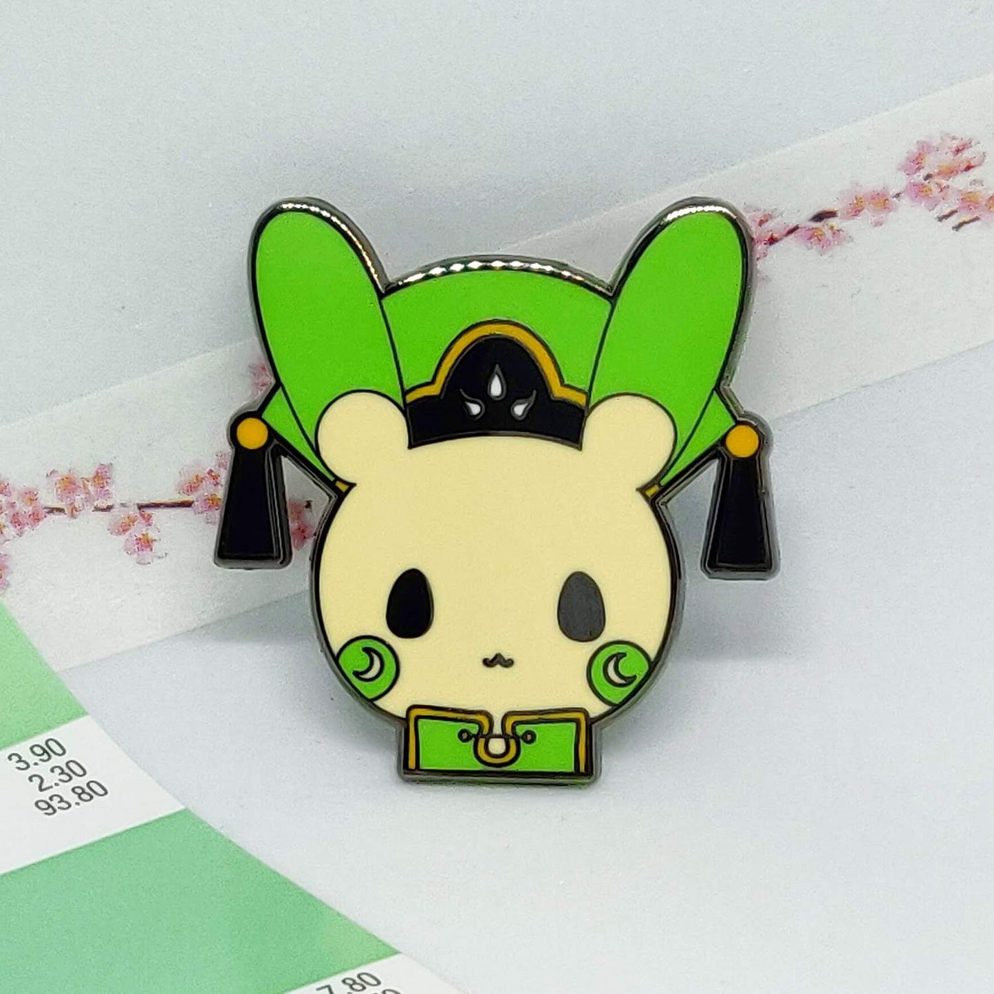 Green Magical Boy Mouse Enamel Pin