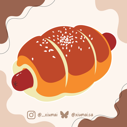 PRE-ORDER Bun Bakery Dyed Enamel Pins