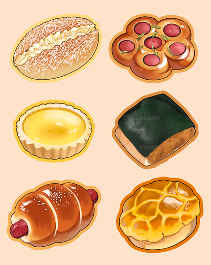 PRE-ORDER Bun Bakery Stickers