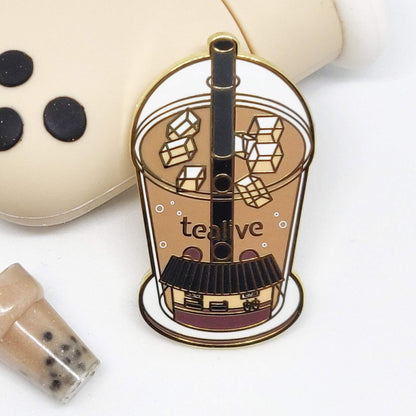Food Building Enamel Pins
